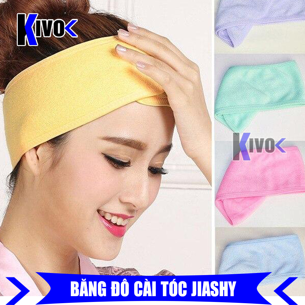 [BĂNG ĐÔ] Băng Đô Rửa Mặt / Makeup Trang Điểm / Skincare Dưỡng Da / Thấm Mồ Hôi - Cài Tóc Nam / Nữ Quấn Đầu Tóc Cá Tính Cute JIASHY 0278