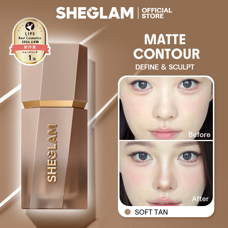 Kem Tạo Khối  SHEGLAM Gel Cream Matte Contour Không lâu trôi Sắc tố cao Đường viền tự nhiên lượng