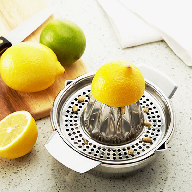 [DỤNG CỤ VẮT CAM INOX ]  Dụng cụ vắt cam bằng tay rất tiện lợi, dễ sử dụng KHÔNG GỈ - Sạch Sẽ , Tiện Lợi , An Toàn , lọc hạt Tuyệt Đối, Thiết kế đơn giản, gọn nhẹ.