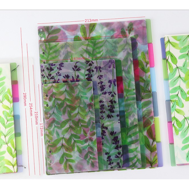 Bìa phân mục flower a5/a6