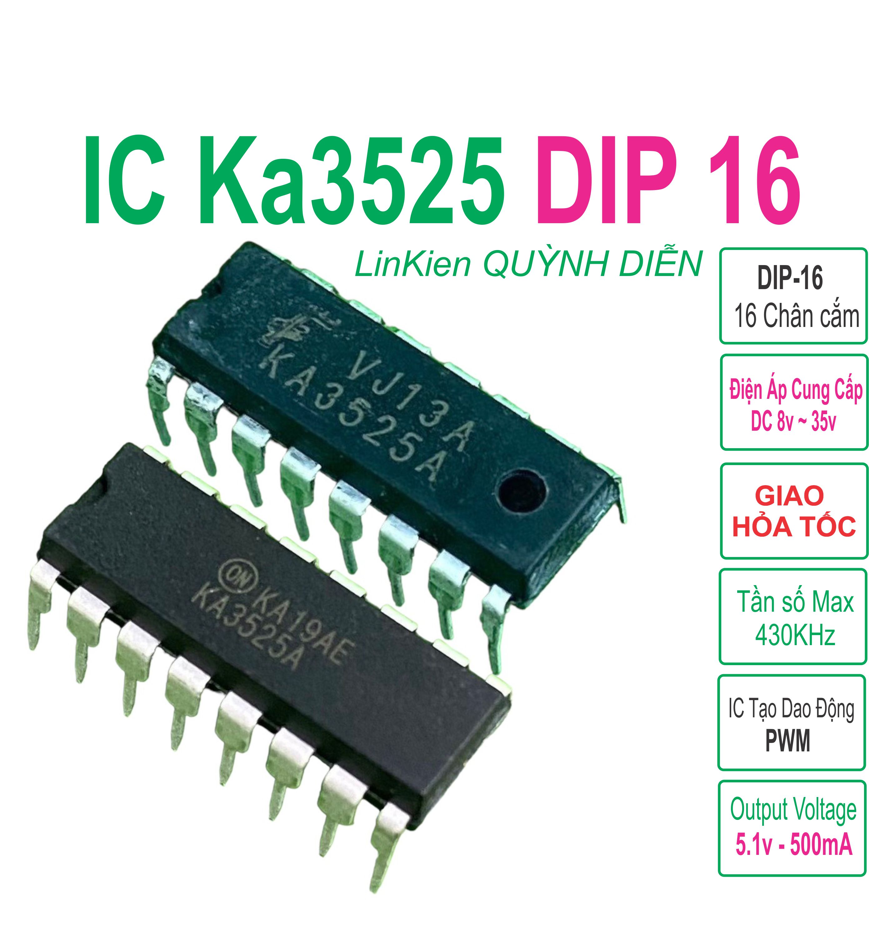 Combo 10 ic ka3525 chân đồng - linh kiện quỳnh diễn