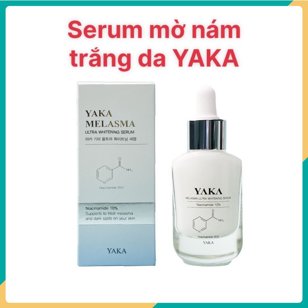 Serum Mờ Nám, Dưỡng Trắng Da Yaka Hàn Quốc Melasma Ultra Whitening Serum 30ml