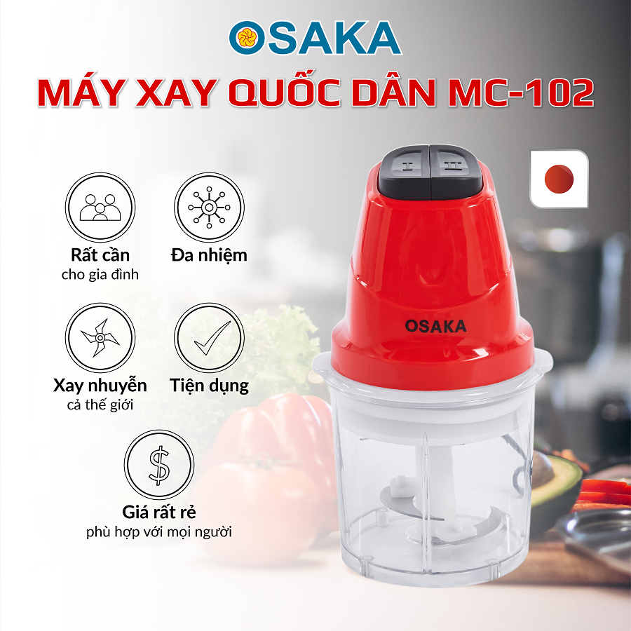 Máy xay đa năng quốc dân osaka mc-102