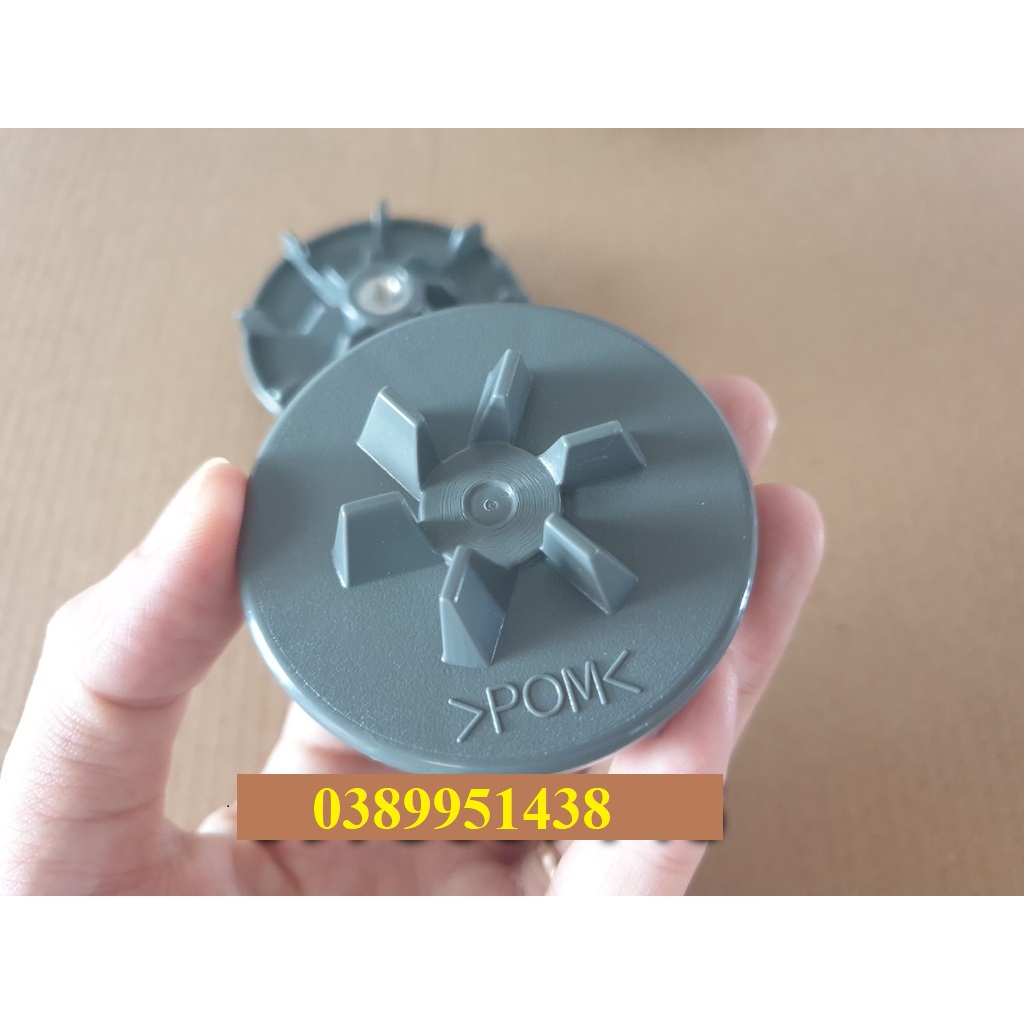 Nhông nhựa - bánh răng thân máy xay panasonic, tiger loại ren 6mm - Phụ kiện máy xay sinh tố