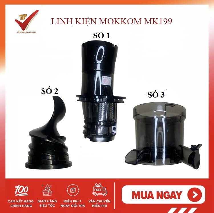 Linh kiện chính hãng máy ép chậm mokkom MK-199 Mk199