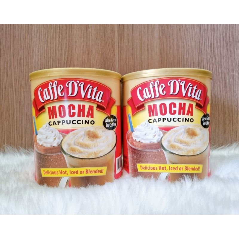 [HÀNG MỸ] Bột caffe hòa tan Caffe D'Vita Mocha Cappuccino 1,8kg