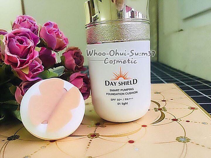 Phấn tươi chống nắng ohui day shield smart pumping foundation cushion spf 50+ pa+++