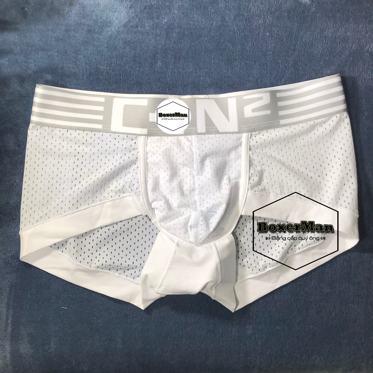 Quần lót nam Boxer Cotton Mẫu C-in2 cao cấp hàng xuất khẩu chất thun co dãn 4 chiều