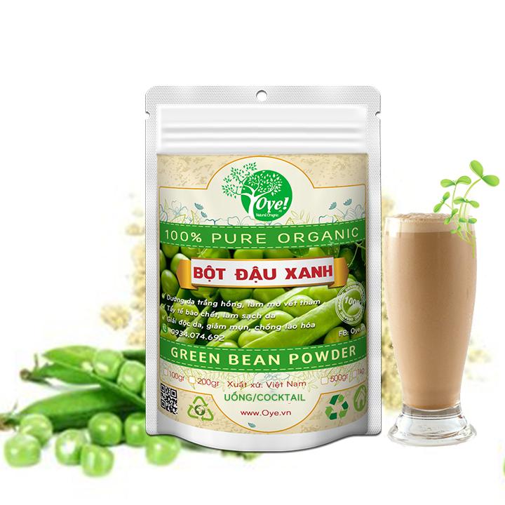 Bột Đậu XANH 1KG OYE [Uống Liền] Giảm Cân - Thanh Nhiệt MỊN Da