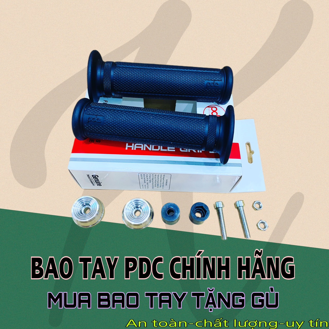Bao tay PDC chính hãng + tặng gù thái inox 304