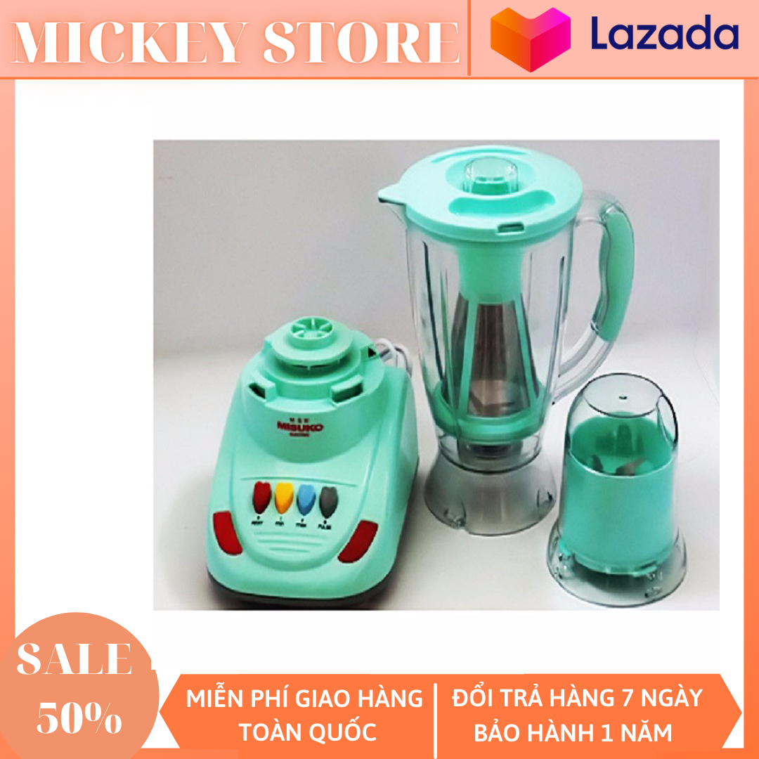 Máy xay sinh tố misuko a-228 - xay sinh tố hiệu quả - giải pháp cho mua hè nóng bức - bảo hành 1 năm - lưỡi dao 4 chiều cao cấp lỗi 1 đổi 1