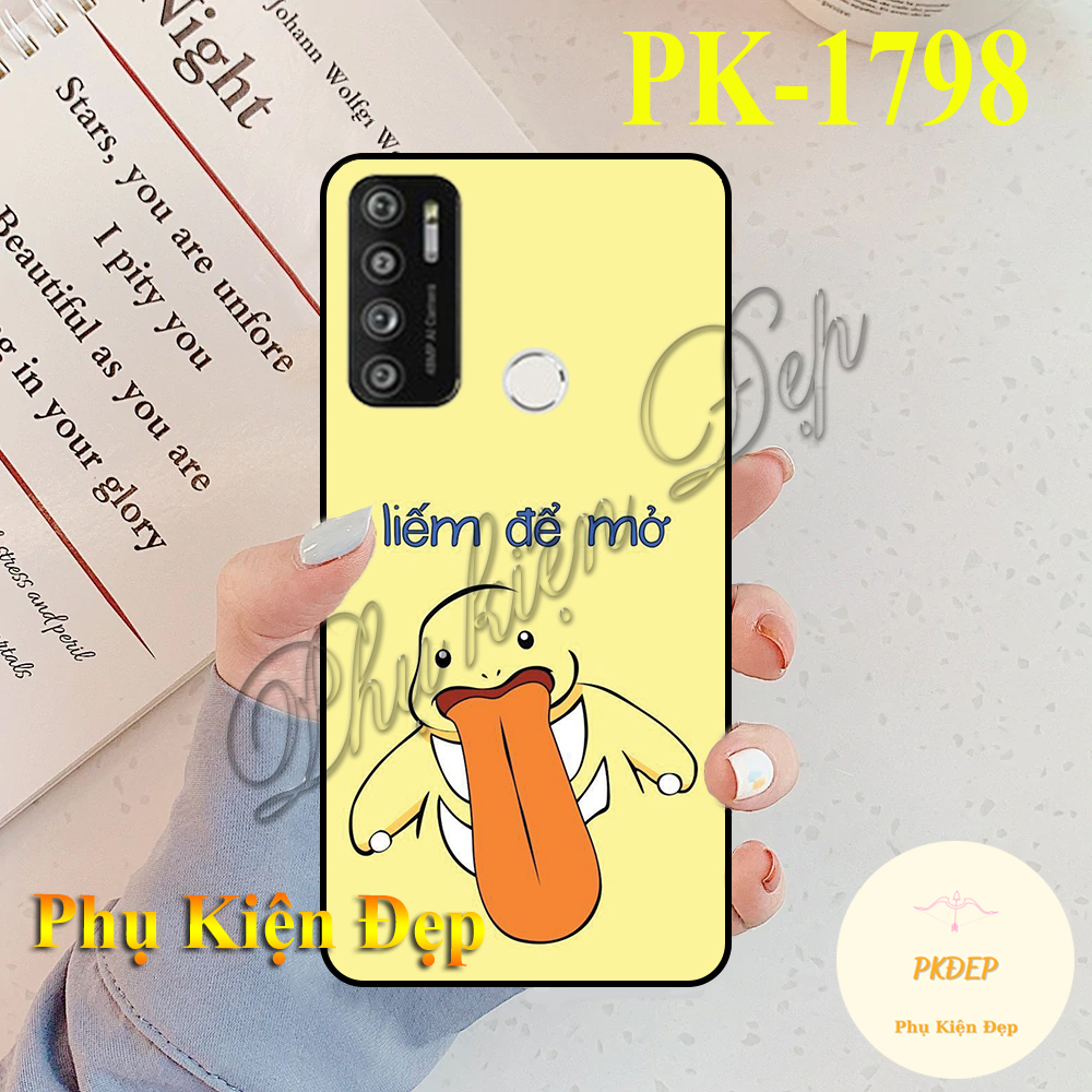 Ốp lưng Vsmart Live 4 - Ốp dẻo đen in hình Random