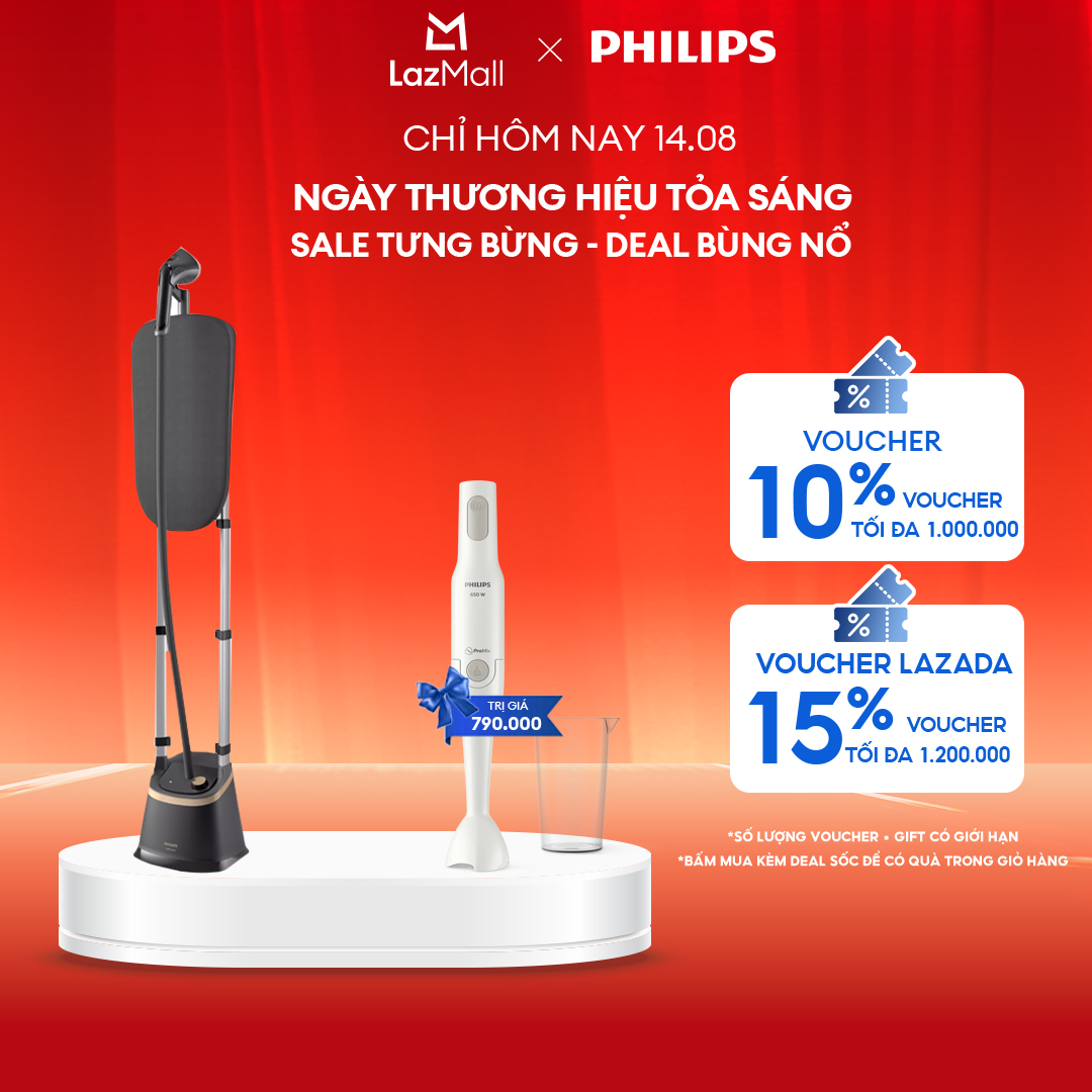 Bàn Ủi Hơi Nước Đứng Philips STE3170/80 - Công Suất 2000W - Bình Chứa Nước 2L - Hơi Phun 40G/Phút - Ngăn Chứa Tinh Dầu - Hàng Phân Phối Chính Hãng