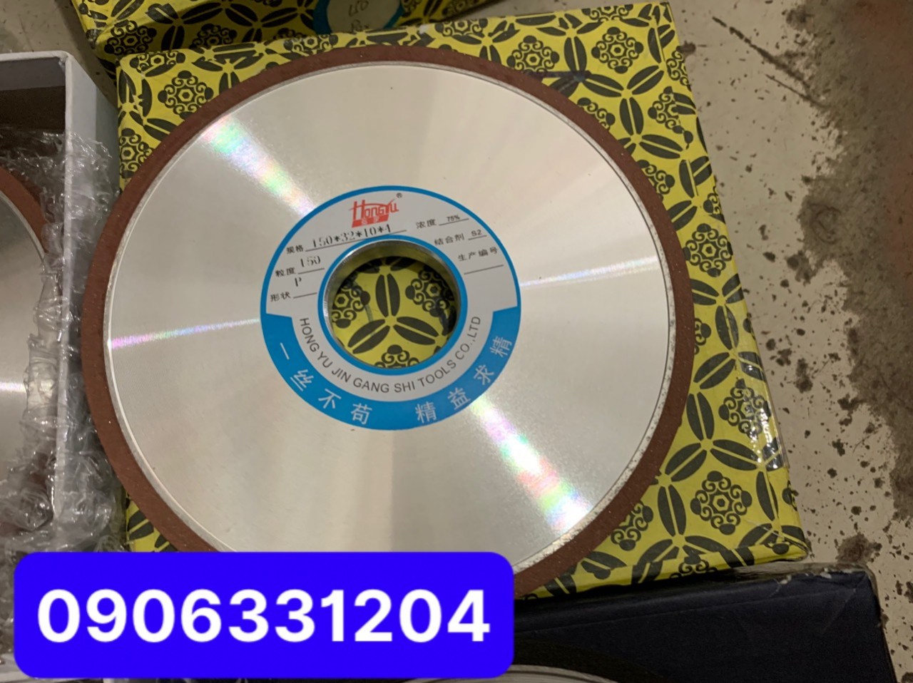 Đá mài lưng hợp kim hongyu đỏ 150 x 32 x 10 x 4mm