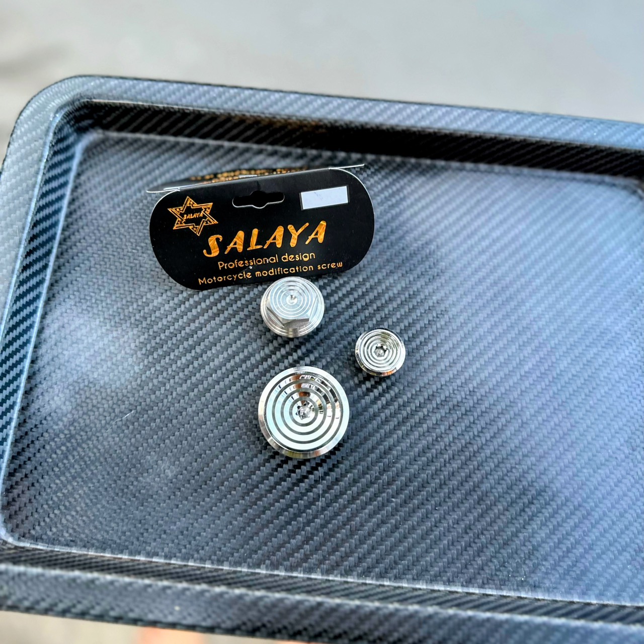 Mâm lữa Salaya Mẫu thái inox 304 Honda - Yamaha - Suzuki
