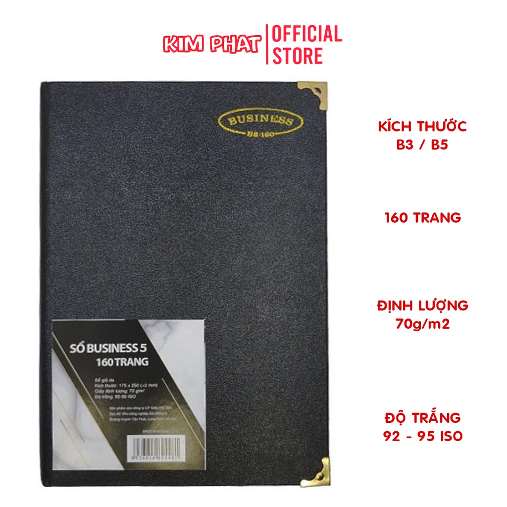 Sổ bìa da hải tiến b3 /b5 160 trang