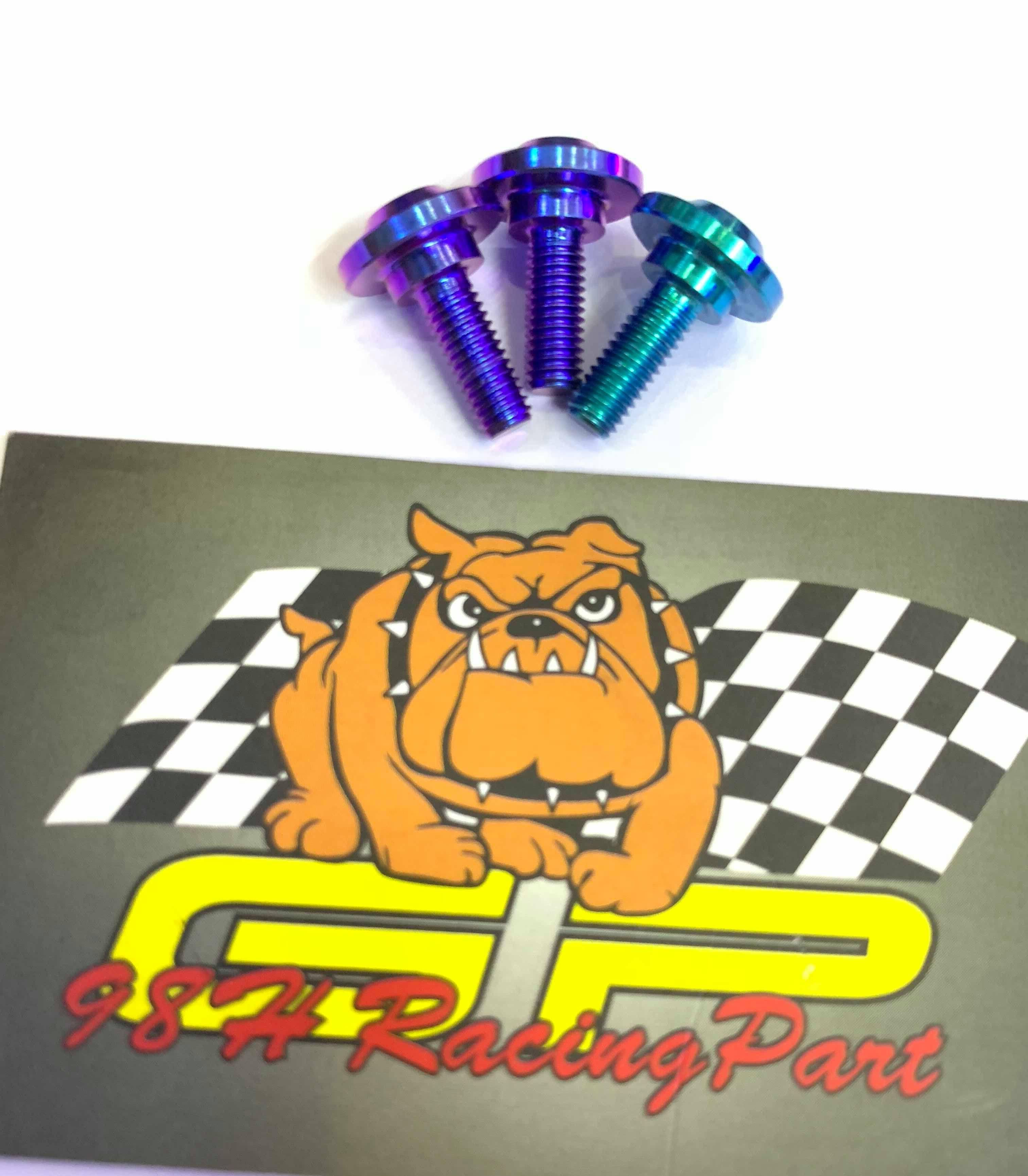 1 con Ốc Titan Gr5 5li15 có gờ đường kính 14mm gắn ốc mặt đồng hồ Sonic  dàn áo xe Winner X  Msx chống rung lắc