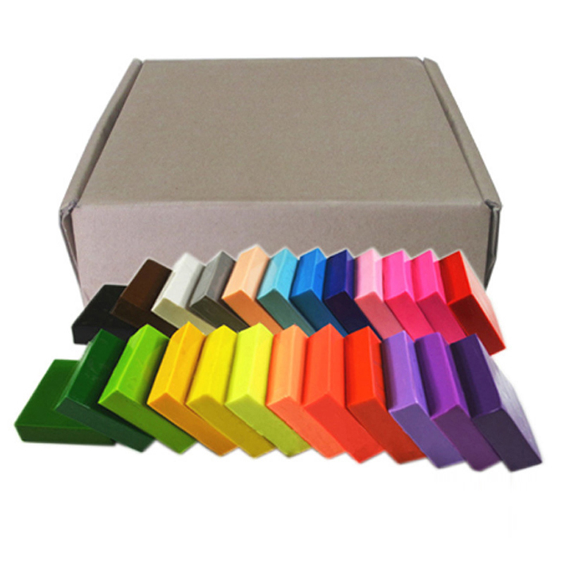 Đất sét nặn polymer clay nhật thái hộp 24 màu không bao giờ hỏng, nặn cực đẹp, tái sử dụng
