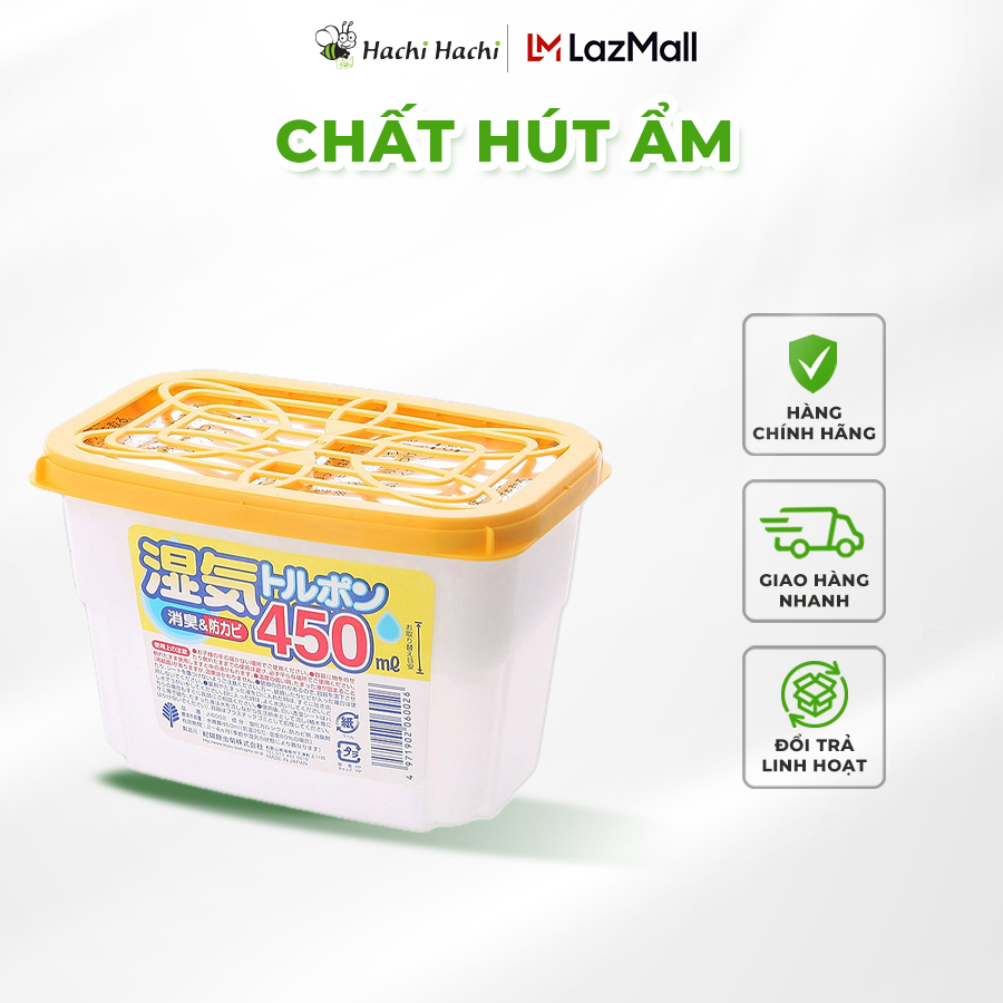 Chất hút ẩm khử mùI chống nấm mốc 450ml - Hachi Hachi Japan Shop