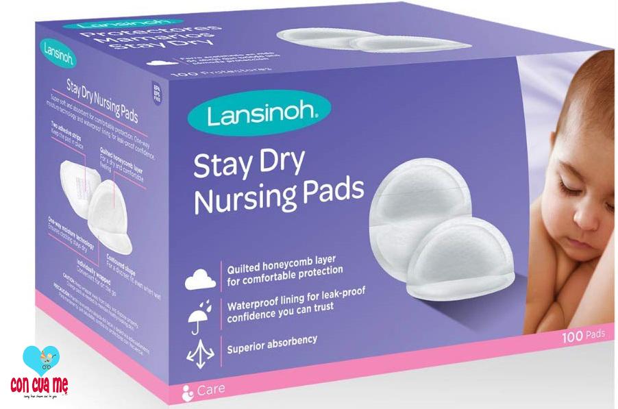 Miếng lót thấm sữa Lansinoh hộp 100 miếng