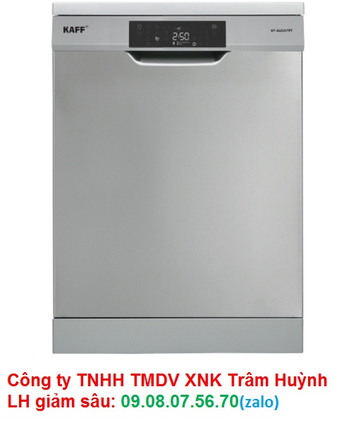 Máy rửa chén KAFF KF-A45UVTFT - Độc lập, 15 bộ đồ ăn, màu bạc, kích thước 60x84.5x60 cm