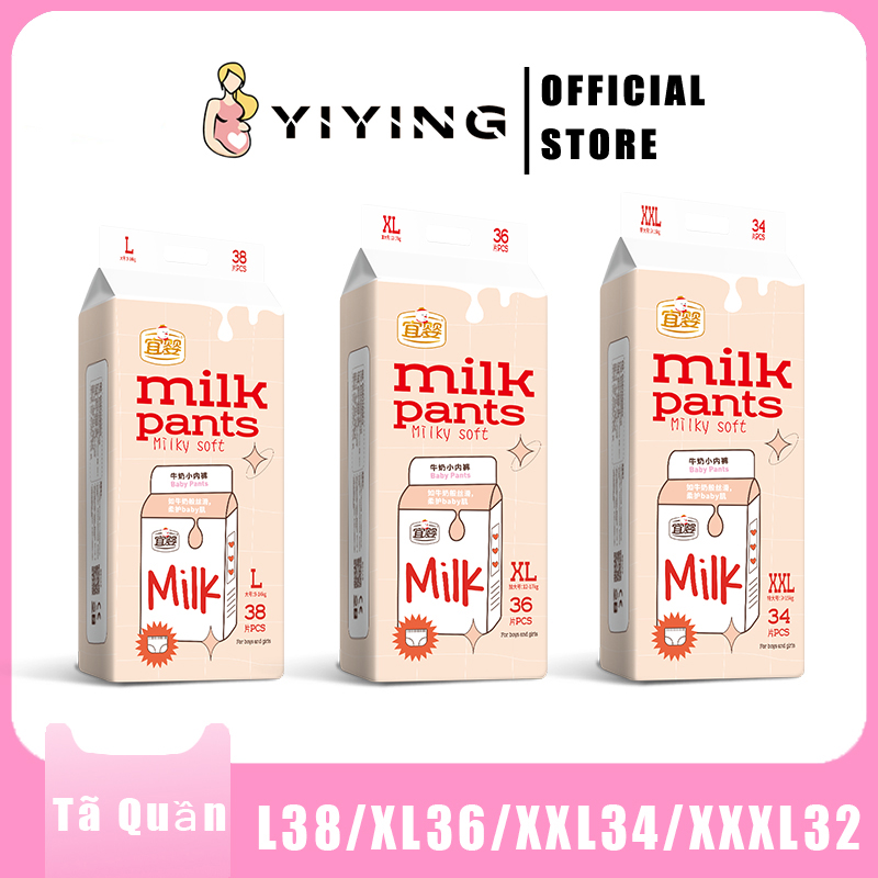 Bỉm quần - yiying tã quần đủ size l38/xl36/xxl34/xxl32