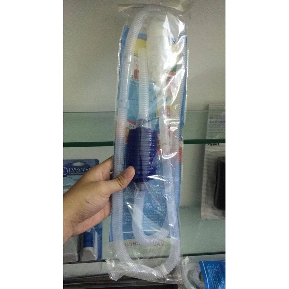 Bơm tay hút nước bể cá