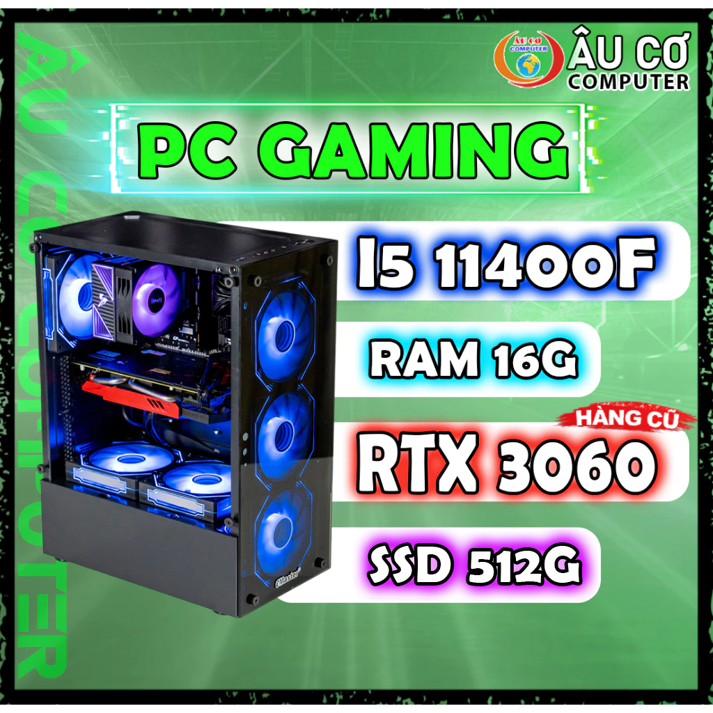 Gaming Pc I5 11400F / Rtx 3060 / Ram 32g / Ssd 512g Gaming Case, Gaming Computer Cheapest Price Giá 10,934,880 Đồng*Miễn phí vận chuyển