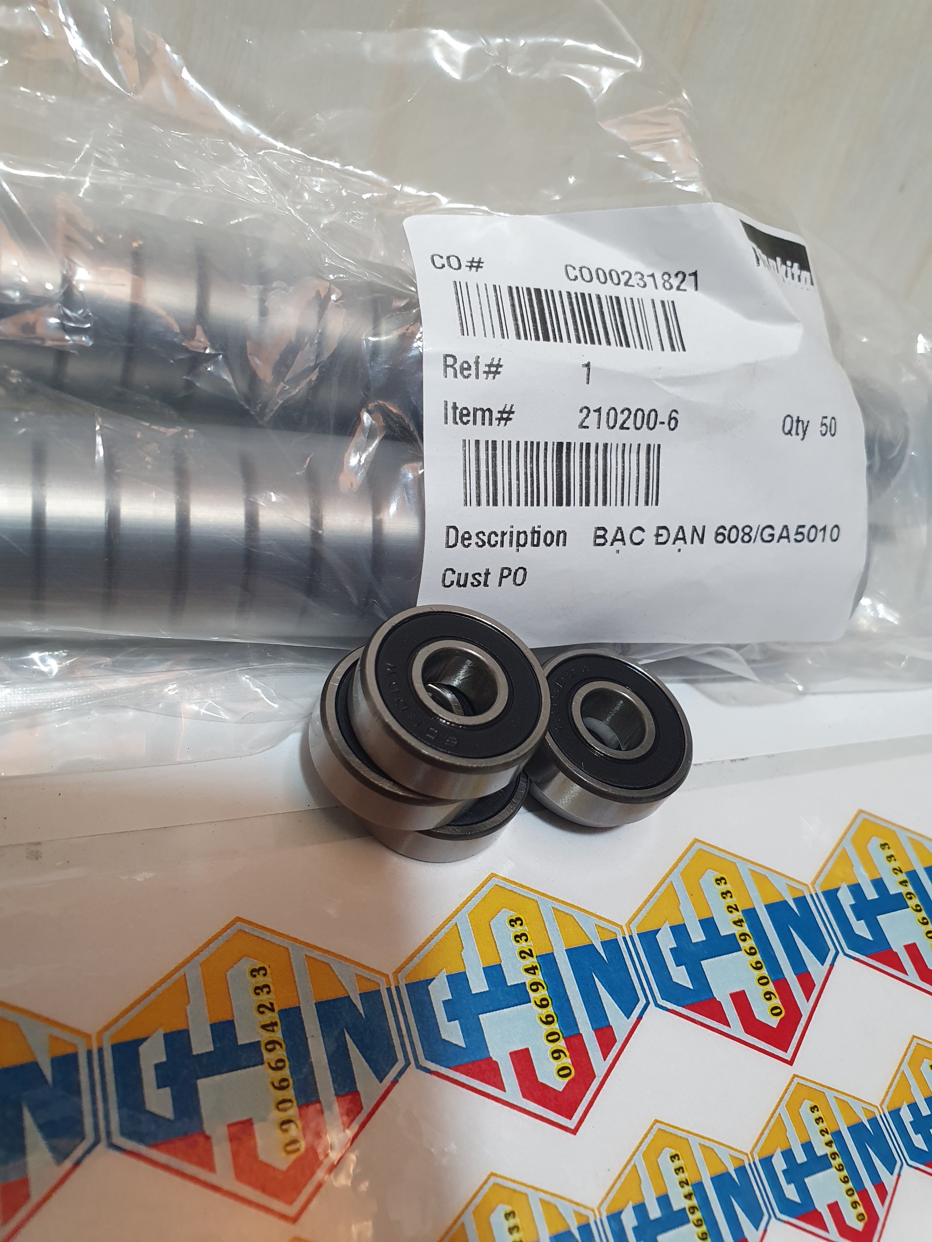 Vòng bi dùng cho máy cầm tay các loại 607 chlvà 608 ddw makita