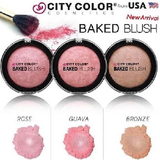 Má hồng city color baked blush 25g