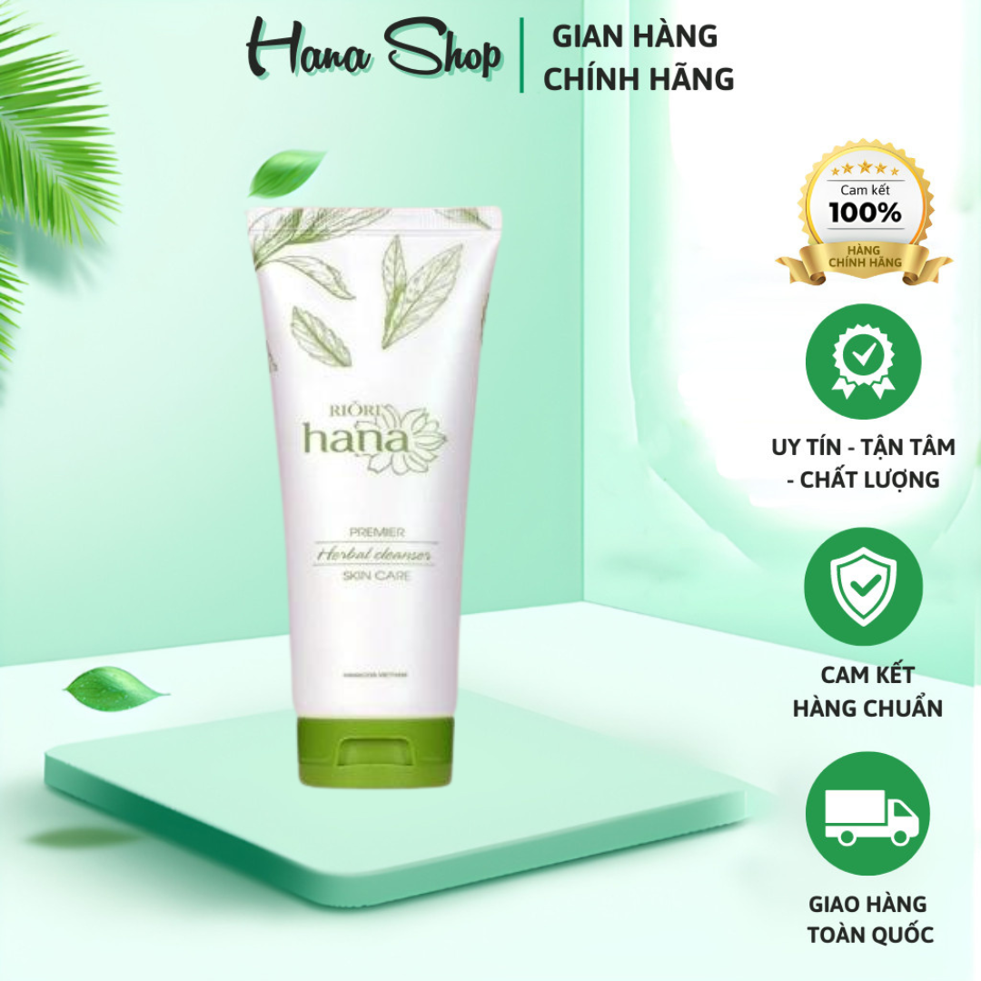Sữa rửa mặt thảo dược riori herbal cleanser 120g