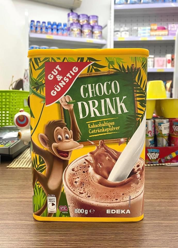 Cacao đức gut & gunstig choco drink 800gr hsd 4/2022