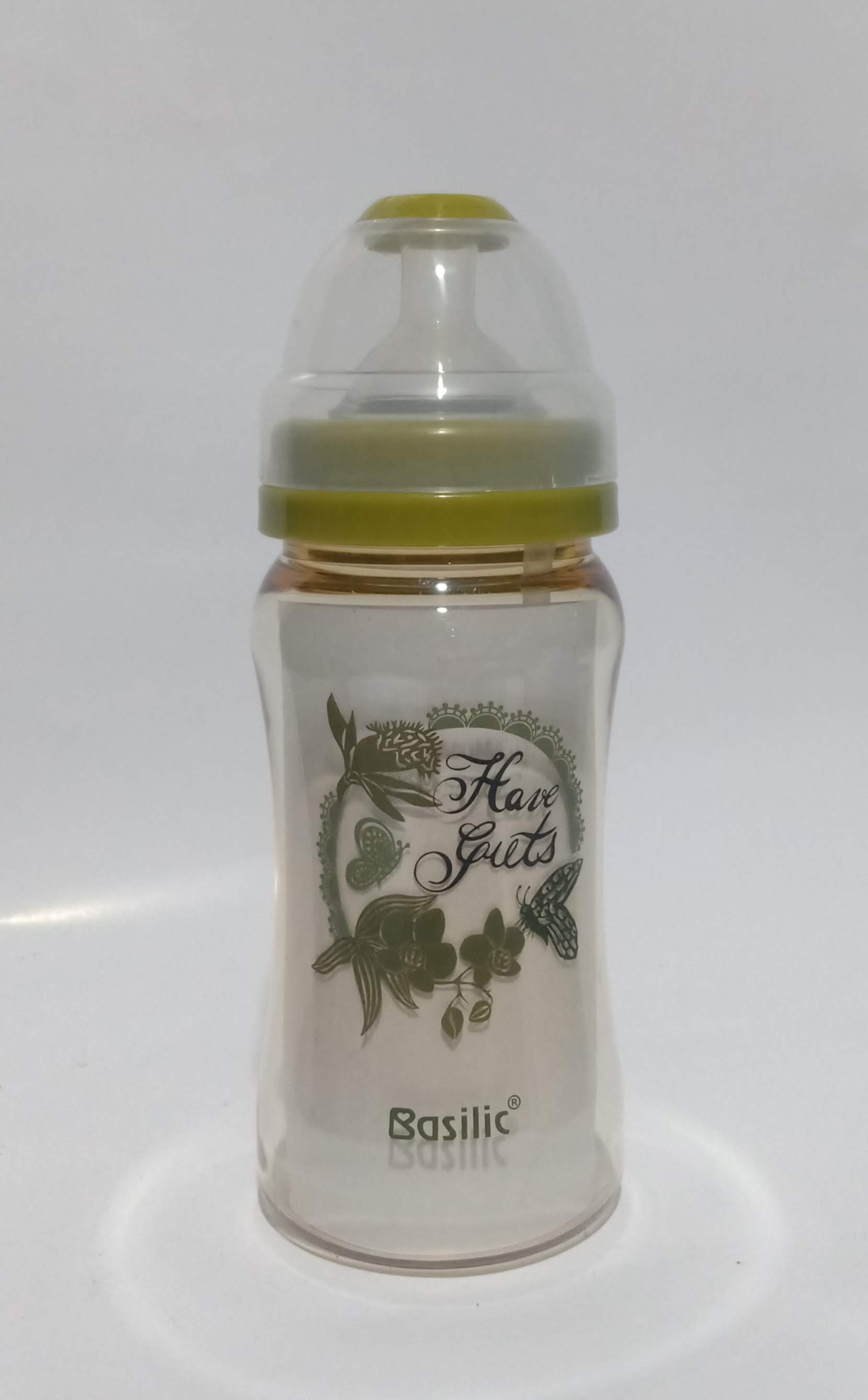 Bình sữa PPSU chống sặc thông minh Basilic 240ml