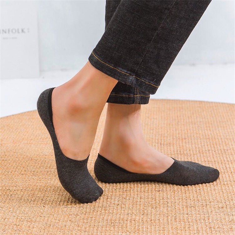 Tất Vớ lười trơn nam nữ cotton