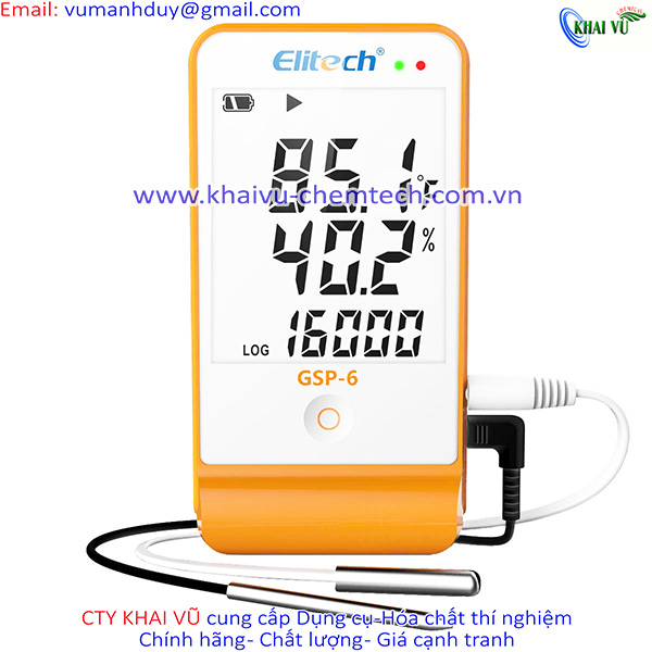 [HCM]Nhiệt ẩm kế tự ghi Elitech GSP-6 (hiệu chuẩn trong 1 ngày)