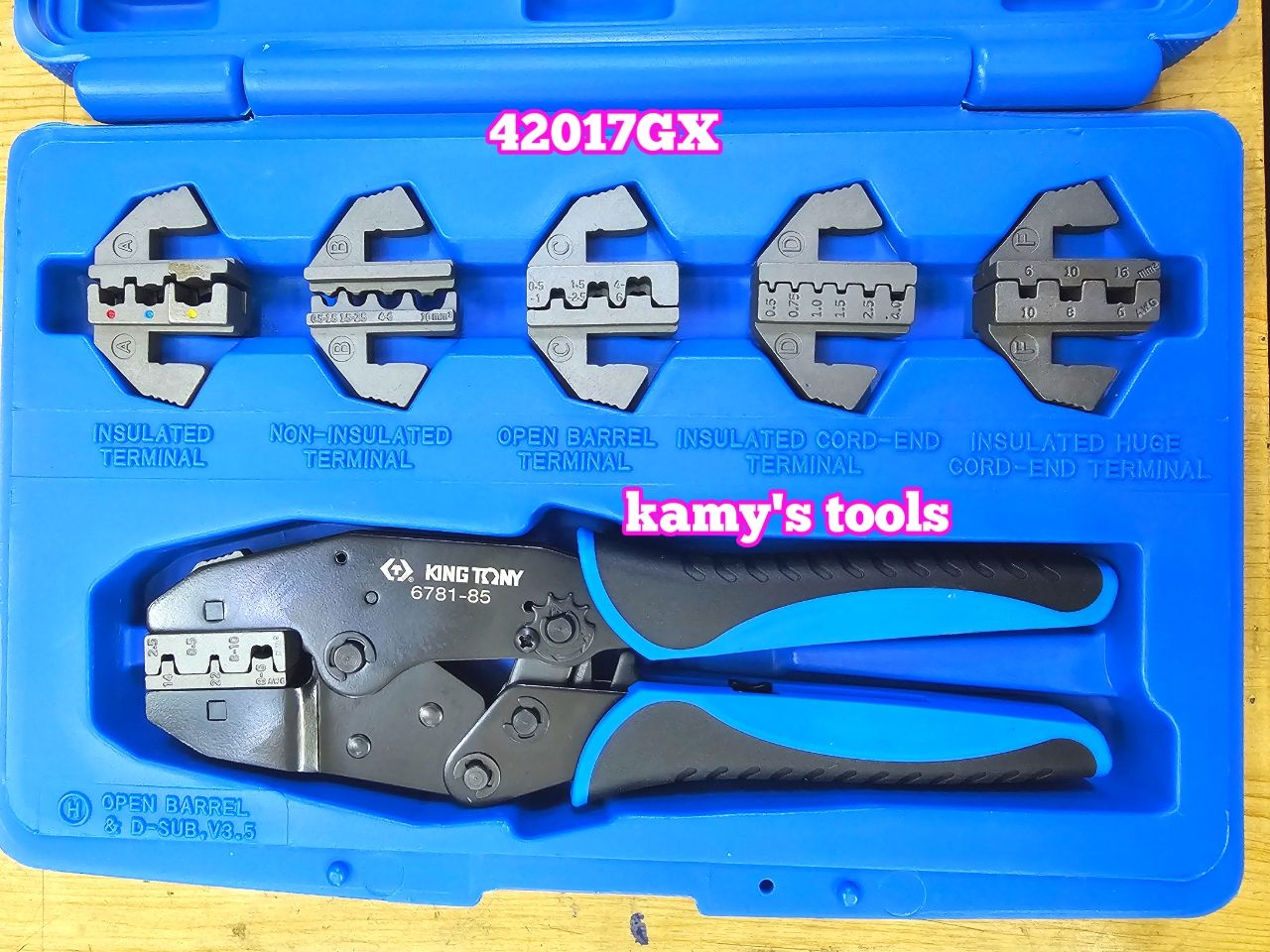 Bộ kìm bấm cos 6 cây kingtony model 42107GX