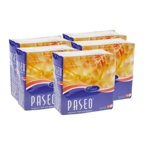 Combo 5 lốc khăn giấy ăn paseo - 50 tờ 2 lớp