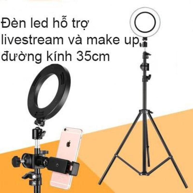 (Kèm Chân) Đèn Live Stream Đường Kính 33 Cm, Bộ Đèn Led Trong Livestream Siêu Sáng Chuyển Đổi 3 Màu. Hỗ Trợ Bán Hàng Online, Chụp Hình, Make Up...