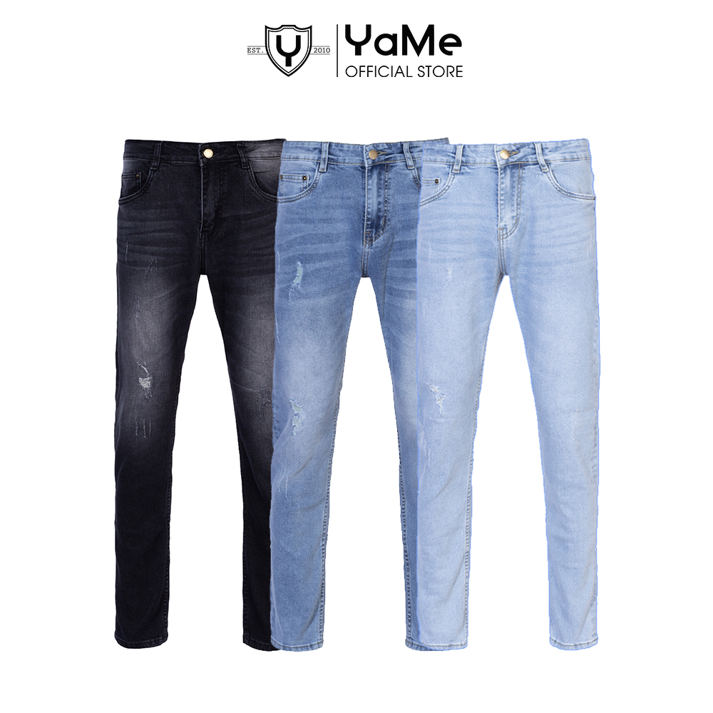Quần jean nam slimfit đơn giản y2010 the style of no style 36 - 21866 |yame|