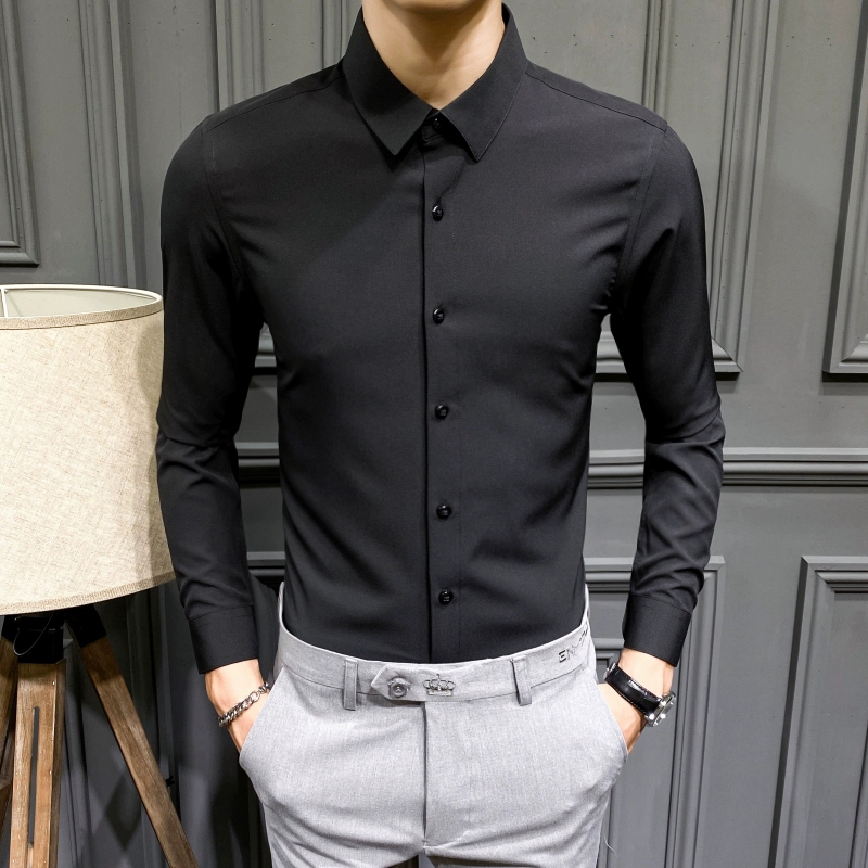 Áo sơ mi nam , áo sơ mi thời trang GV vải lụa cotton cao cấp không nhăn không xù