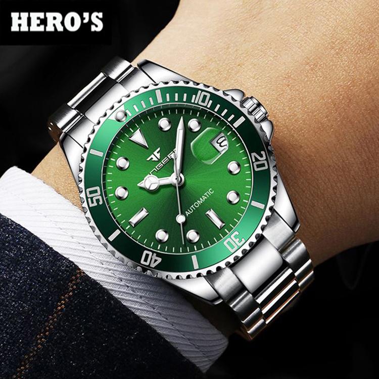 Đồng Hồ Nam FNGREEN (FNG05) - Chạy Full Kim [Giá Cực Sốc] - HEROS