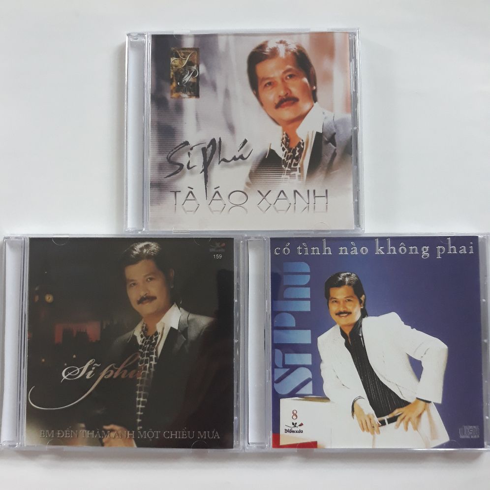 Bộ 3 đĩa cd Sĩ Phú phono