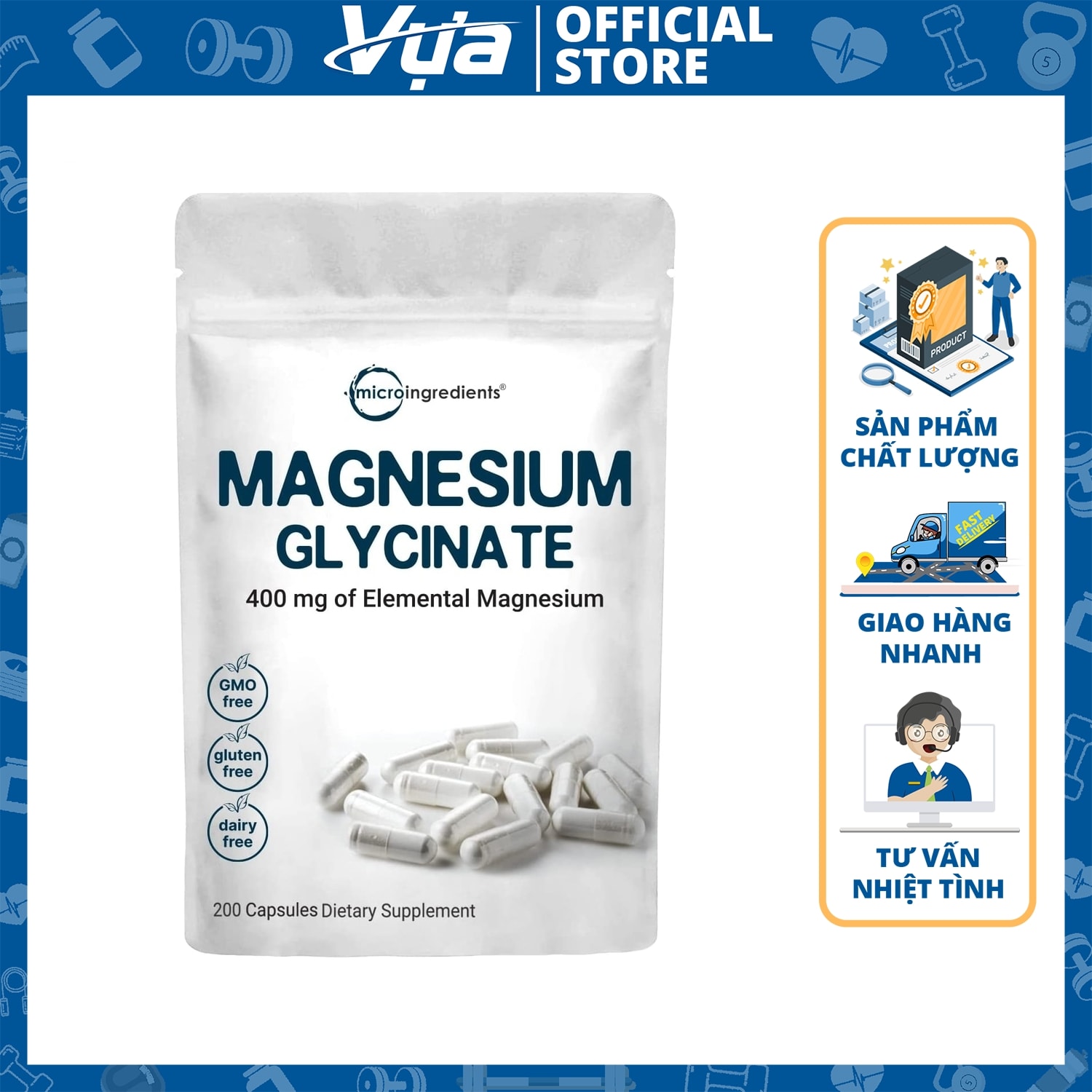 Micro Ingredients - Magnesium Glycinate