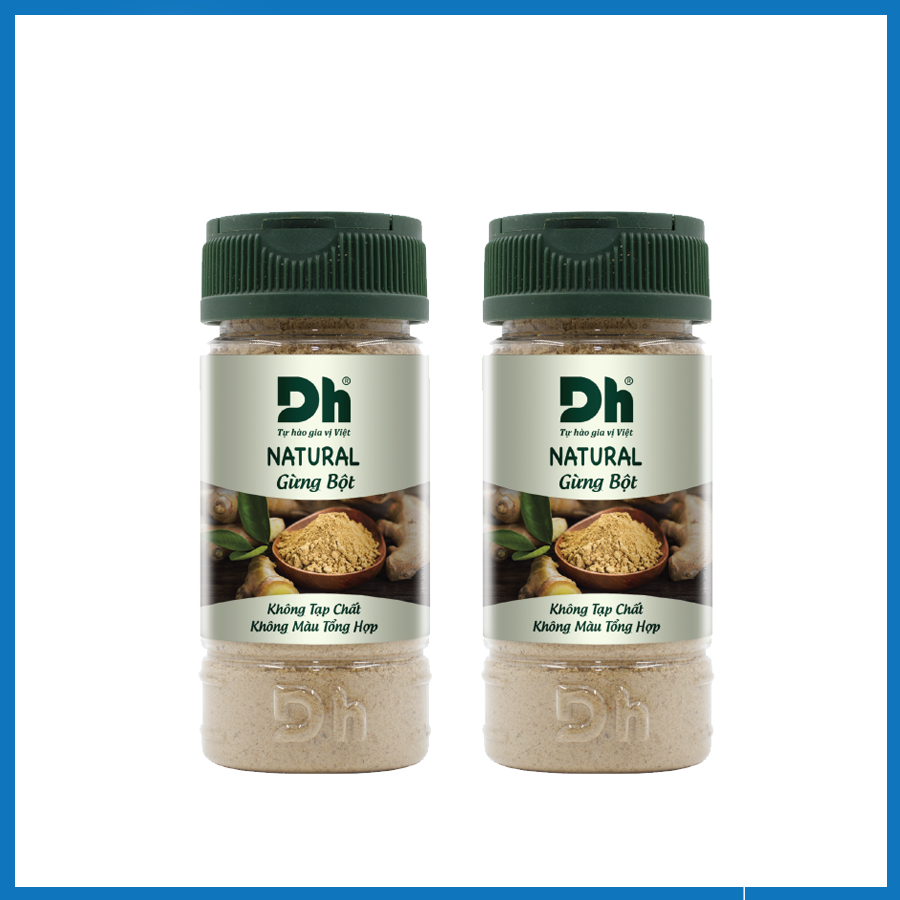 COMBO 2 HŨ NATURAL Gừng Bột Dh Foods