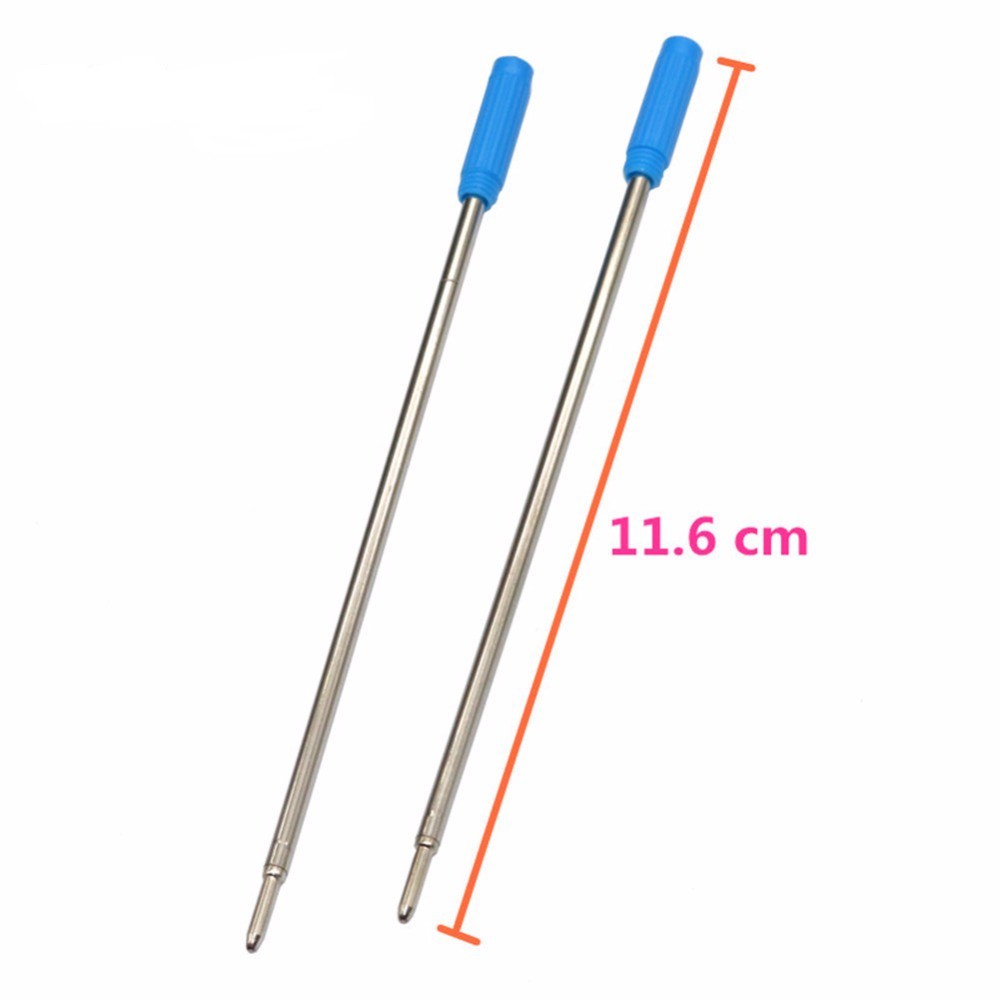 [Combo 5c tặng 1] Ruột bút viết Bi nét 0.7 mm vỏ sắt dài