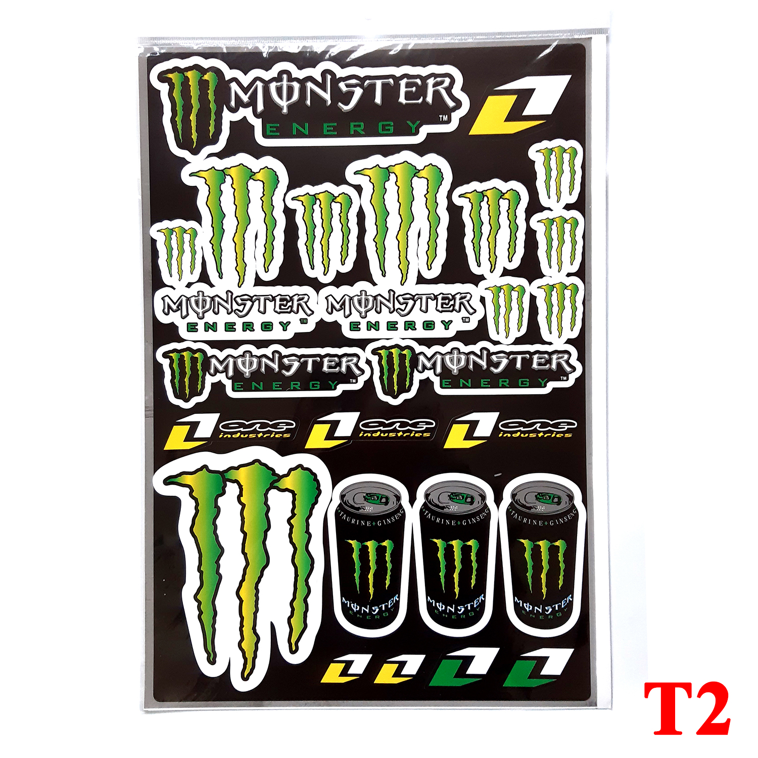 Decal dán xe máy hình MONSTER - Mẫu T2