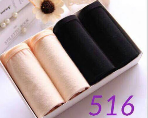 Hộp 4 quần coton mặc trong váy thấm hút mồ hôi