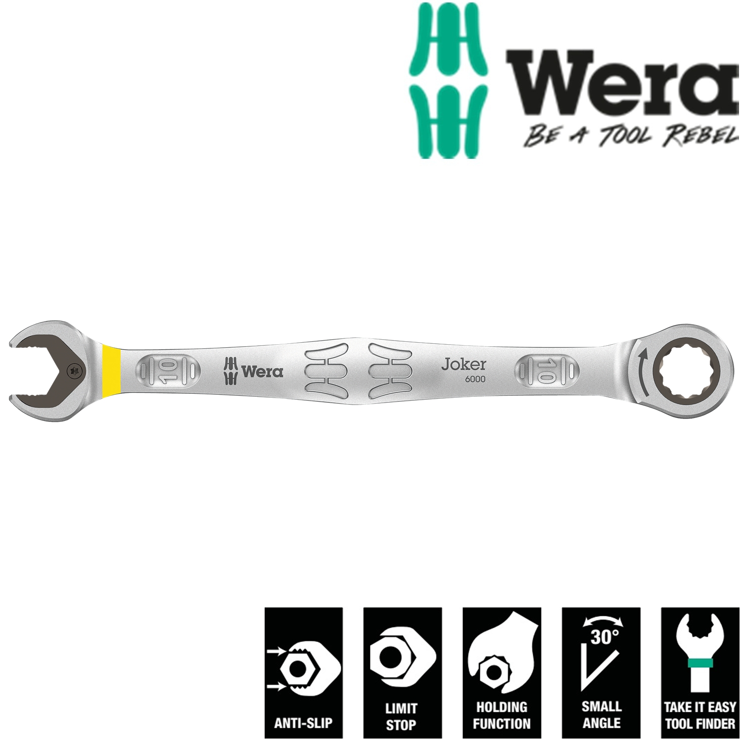 Cờ lê tròng cóc joker 10 x 159mm wera 05073270001