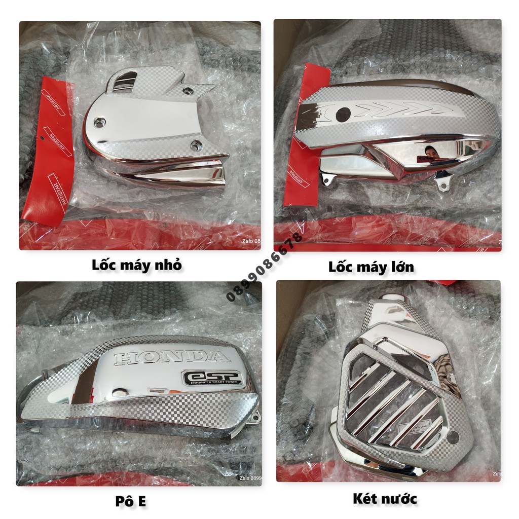 Phụ kiện Ốp Xe Honda SH Mode 2013 đến 2019 - Xi mạ Crom