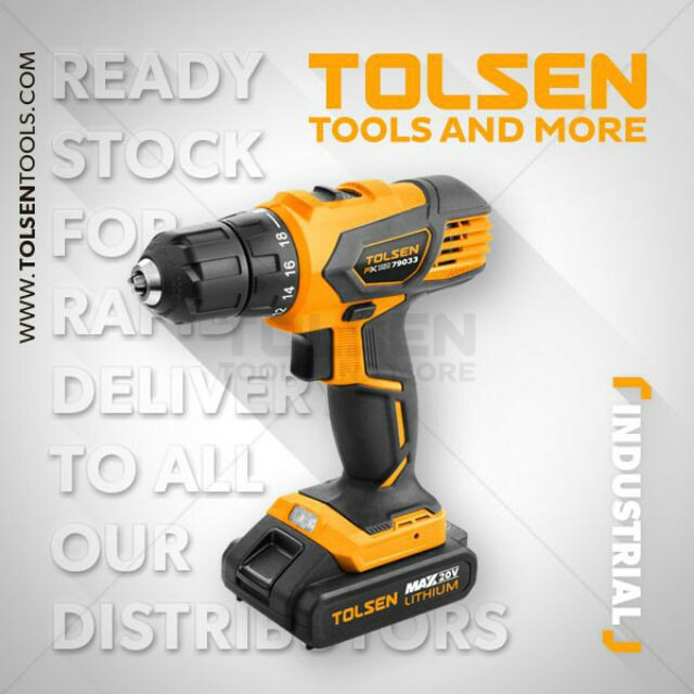 Máy khoan pin tolsen 79033